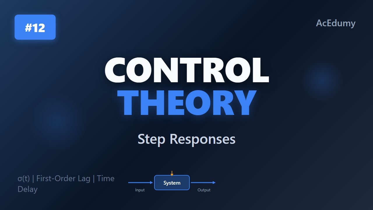 Control Theory #12 - Step Responses - YouTube