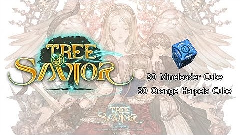 Tree of Savior - Open 30 Mindloader/Orange Harpeia Cube Part2 - whatever...
