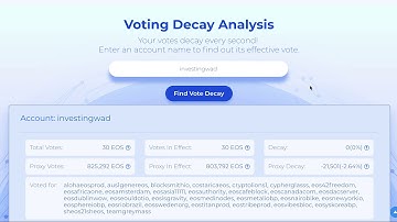 Appeal to EOS community - Change proxy vote decay rules