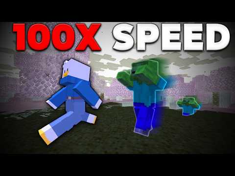Minecraft, But Mobs are 100x Faster
