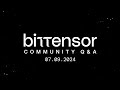 Opening the Chain - Community Coldkey swaps | Bittensor Community Q&A-003 | 9th July 2024