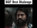 Kgf best dialogue whatsapp status  rocky bhai