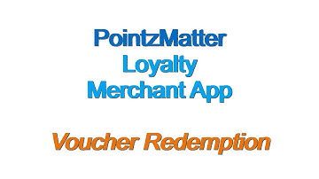 Point Loyalty Merchant App - How To Redeem Voucher With Member