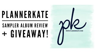 PlannerKate Sampler Albums | Review and Giveaway!