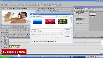 How to do video editing with ulead media studio Video Studio and how to give a Transaction effect.