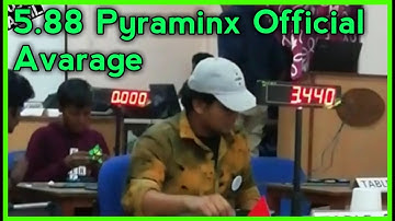 5.88 Pyraminx Official Avarage / Cult A Way Cube Open 2020 / CUBER TAMIL