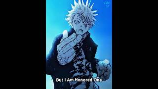 「 But I Am Honored One ❤️‍🩹 」- Gojo Satoru Badass Edit [Manga Edit] ! #anime #gojo #jjk #shorts