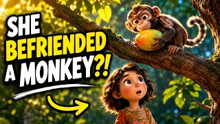 The Monkey Stole Her Mango… Then This Happened! 🐒🥭