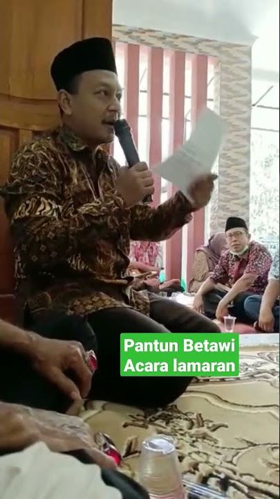 Pantun Betawi untuk melamar Gadis
