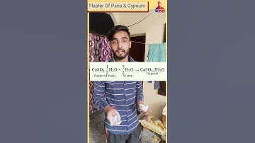 Converting Plaster Of Paris Into Gypsum 😱| Acid Base And Salts Class 10 |Science Experiment #short