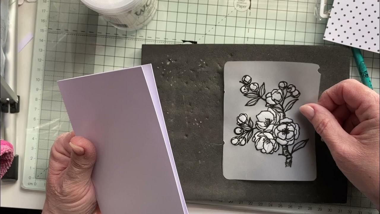 Try a Technique Tuesday 2 dry embossing on vellum YouTube