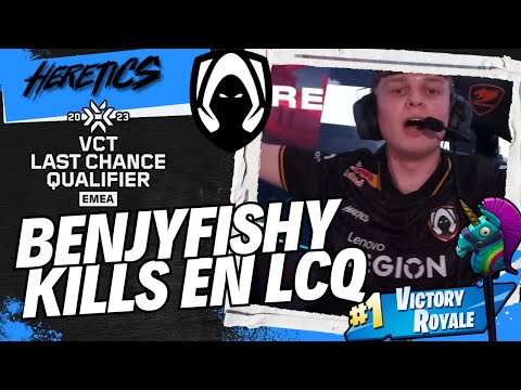 DEL FORTNITE AL VCT DE VALORANT | BENJYFISHY el Centinela ASESINO | Highlights LCQ Herectis