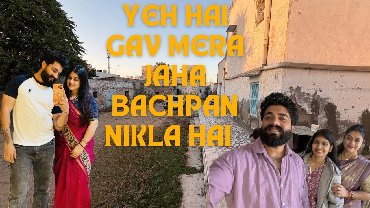 Yeh hai mera gav | my village vlog + childhood cricket spots & family roots 
