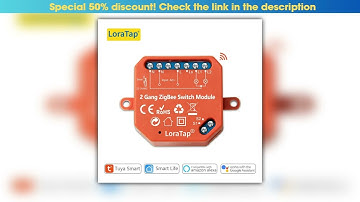 Limited Tuya Smart Life ZigBee Switch 2 Gang Relay Module Lighting Google Home Assistant Alexa Echo