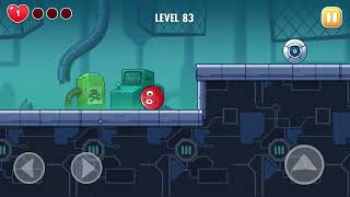 Bounce Ball Adventure Android & ios Mobile Game Red Ball Level 83-85 screenshot 2