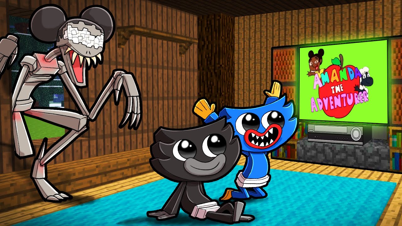 АМАНДА-искательница приключений ВЫСЛЕЖИВАЕТ Хагги Вагги! (Minecraft)