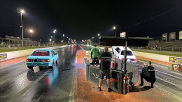 2JZ swapped Fox does a massive wheelie - Test n tune with TT Foxbody, Supra,and Big Turbo Is300