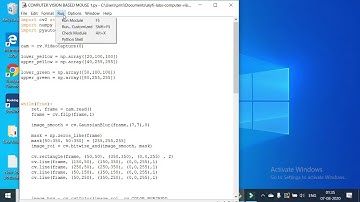 Computer Vision based Mouse - Project assignment for Skyfi Labs Online Course - by PRITI