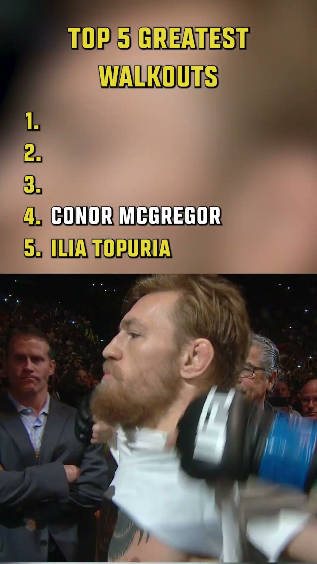 TOP 5 UFC WALK OUTS ? #shorts
