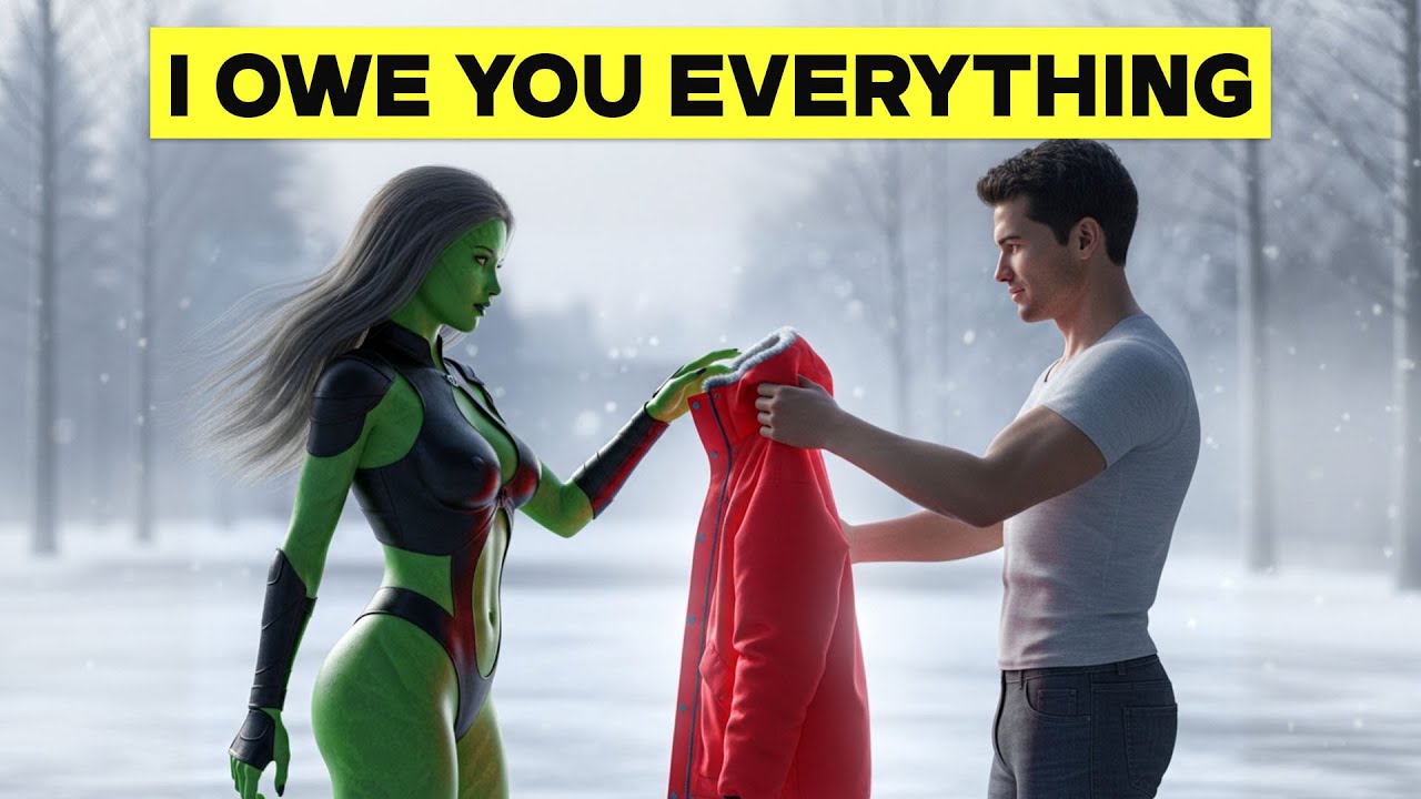 Все избегали проклятого инопланетного оборотня... Пока человек не предложил ей своё пальто | Кино...