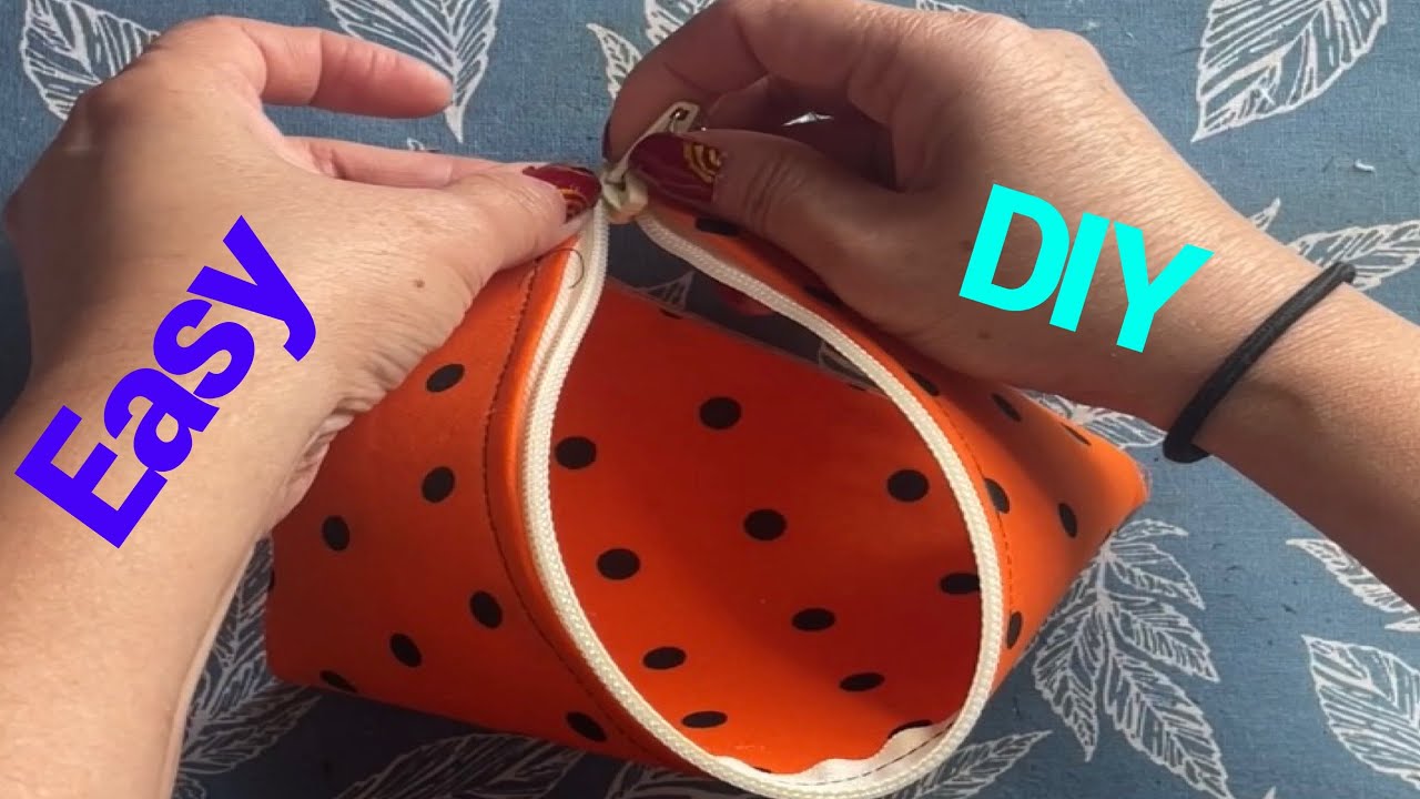 You Can Make 100 Of These For Sale/ Easy DIY Lovely Pouch / How To Sew A Zipper Pouch For