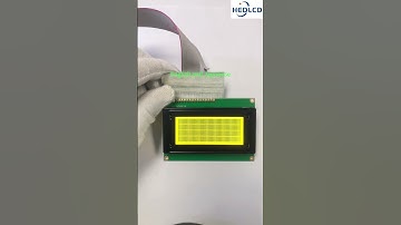 1604 character dot matrix LCD module, yellow and green.#electronic