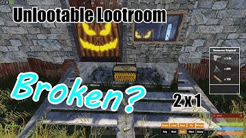 BEST UNLOOTABLE LOOT ROOM 2020! | Rust