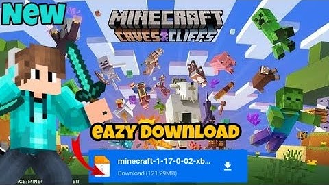 How to download minecraft 1.17 new cave and cliffs update!! Minecraft 1.17 cave and cliffs