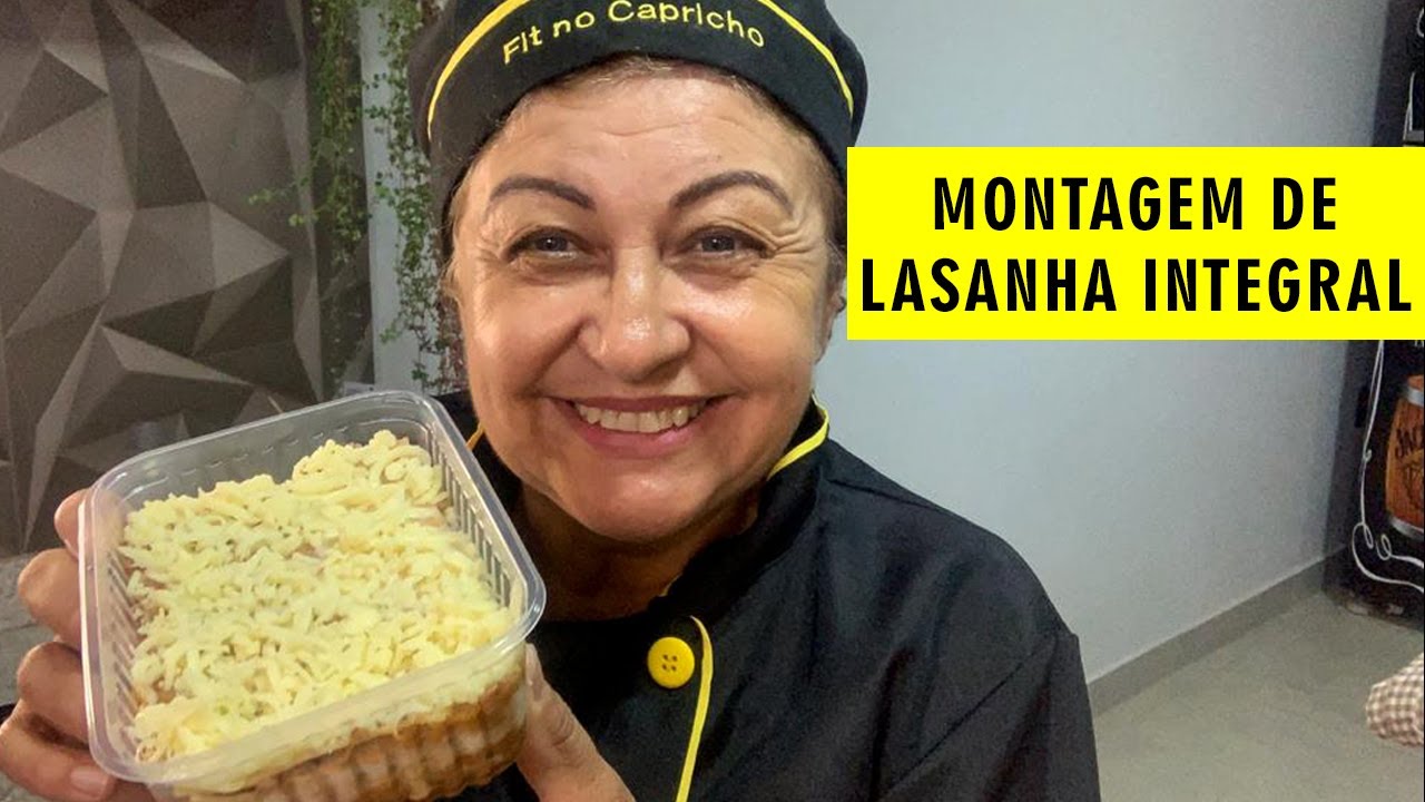 MONTANDO MARMITA DE LASANHA INTEGRAL À BOLONHESA COM MOLHO BECHAMEL SAUDÁVEL