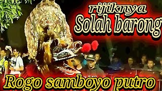 LUNTUR voc.BU YAYUK & SOLAH BARONG RIJIKNYA JARANAN ROGO SAMBOYO PUTRO live MIREN TANJUNGANOM