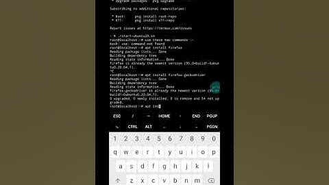 install Firefox , geckodriver, pip, selenium in ubuntu on android in termux