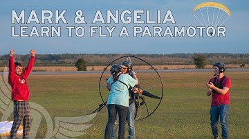 A new Para-Couple Learns to FLY! Angelia & Mark - 4K