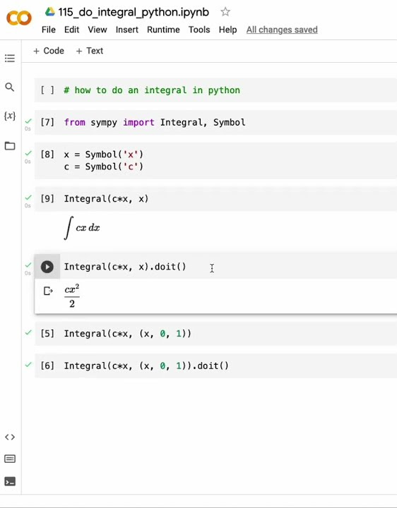How to do integrals in python - YouTube