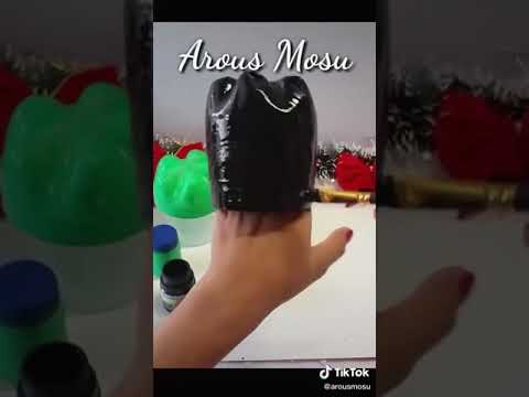 Un Pingüino Hecho Con Botella Fácil Para Navidad