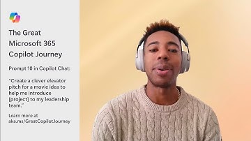 Create an elevator pitch with Copilot | Supercharging creativity | Great Copilot Journey