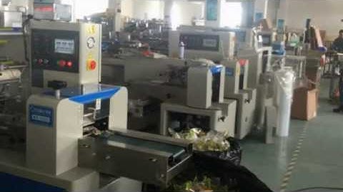 Walnut Nitrogen gas flushing flow wrapping machine horizontal wrapper equipment
