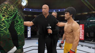 Bruce Lee Vs. Polygon Ninja - Ea Sports Ufc 4 - Epic Fight 🔥🐲
