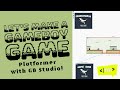 Make a gameboy game platformer with gb studio