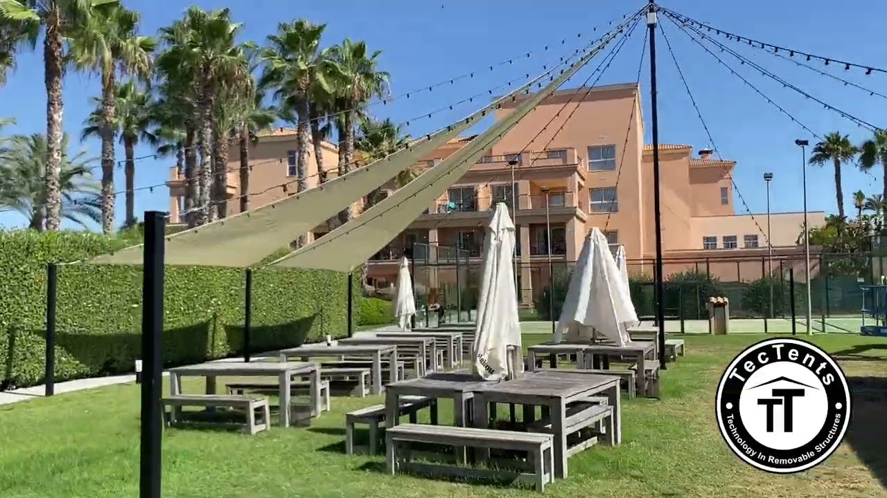 Arquitectura Textil con Toldo Lona Tensada | Toldos Vela