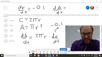 Related Rates Example #4