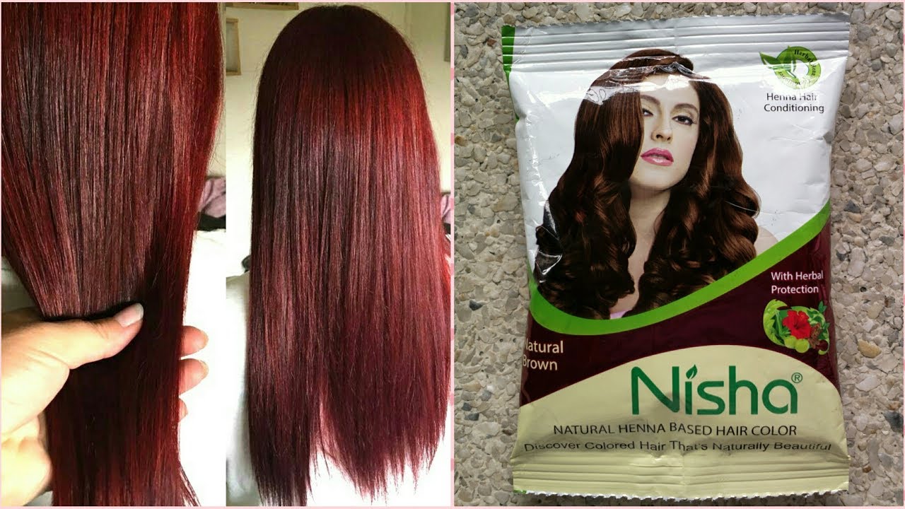 Nisha Natural Brown Henna Review  Brown henna Natural henna Natural hair  color