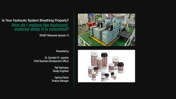 How do I replace the desiccant material when it is saturated?