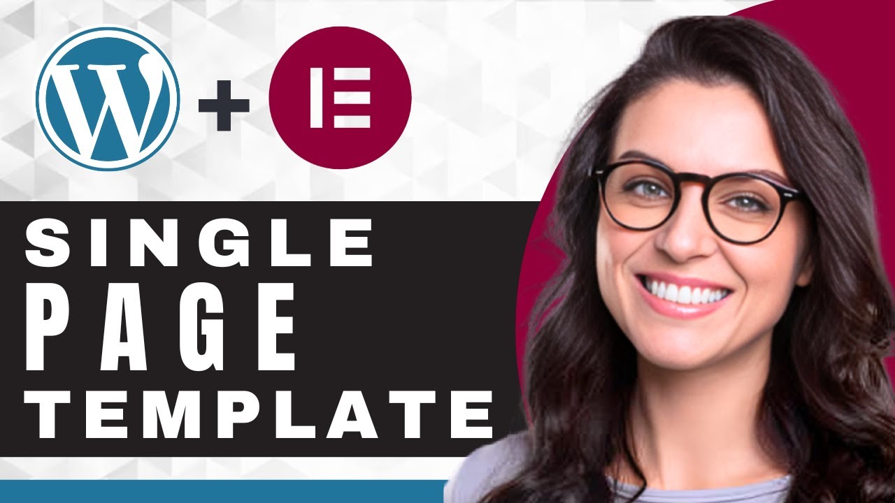 How to Create a Single Page Template in Elementor | Elementor Tutorial ...