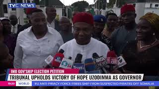 Tribunal Kicks LP's Petition, Affirms Hope Uzodunma As Imo State Governor