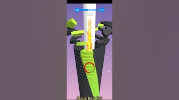 Stack Ball | All Levels Gameplay Walkthrough | New Level 176 | ios, android, Mobile Game #shorts