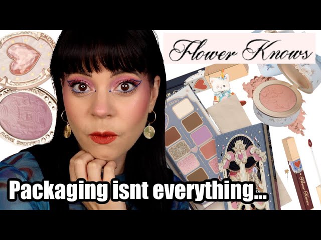 BEAUTIFUL packaging, but is the makeup actually good? Flower Knows