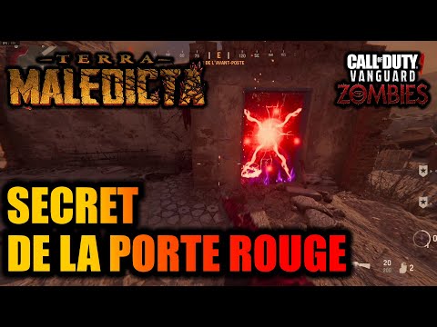 SECRET PORTE ROUGE TERRA MALEDICTA ZOMBIE VANGUARD TUTO FR