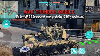 My Best Qf 37 Ram Match Ever Probably - War Thunder Mobile
