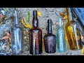 My Most INSANE Antique Bottle Hunt Yet?! Unexpected 1890's Whiskey & Soda Bottles in the Creek Bank!