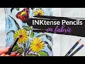 Getting started with INKtense Pencils on Fabric